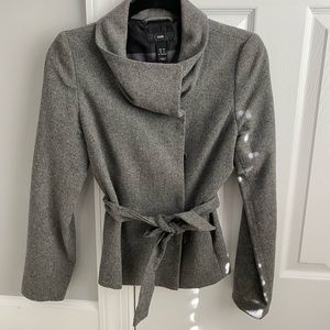 H&M High Neck Blazer with Wrap around waist size 6